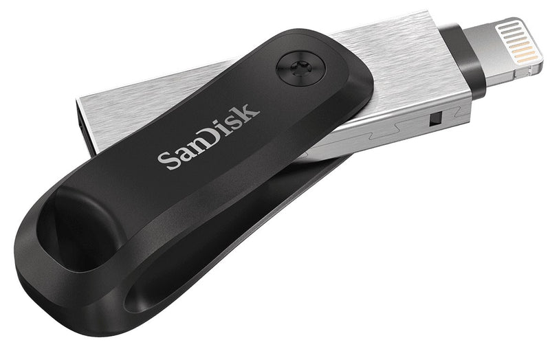 SanDisk iXpand USB-Flash-Laufwerk 64 GB USB Typ-A / Lightning 3.2 Gen 2 (3.1 Gen 2) Schwarz, Silber