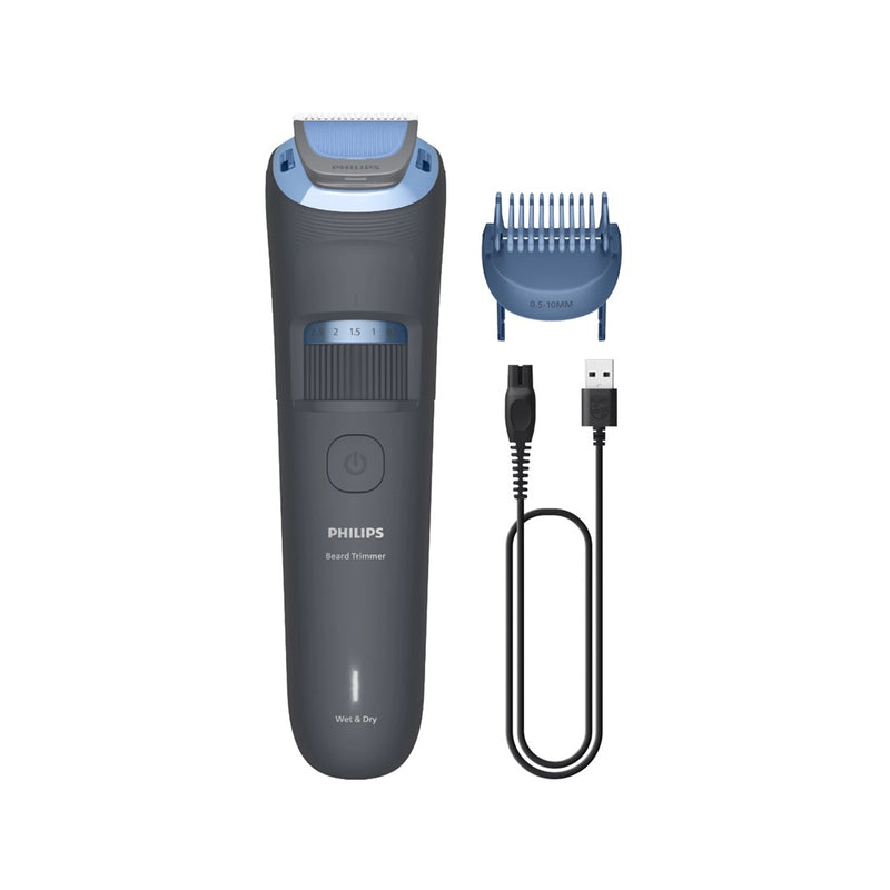 Philips Beard Trimmer 3000 Series BT3617/15 Beard grooming with rounded tip blades