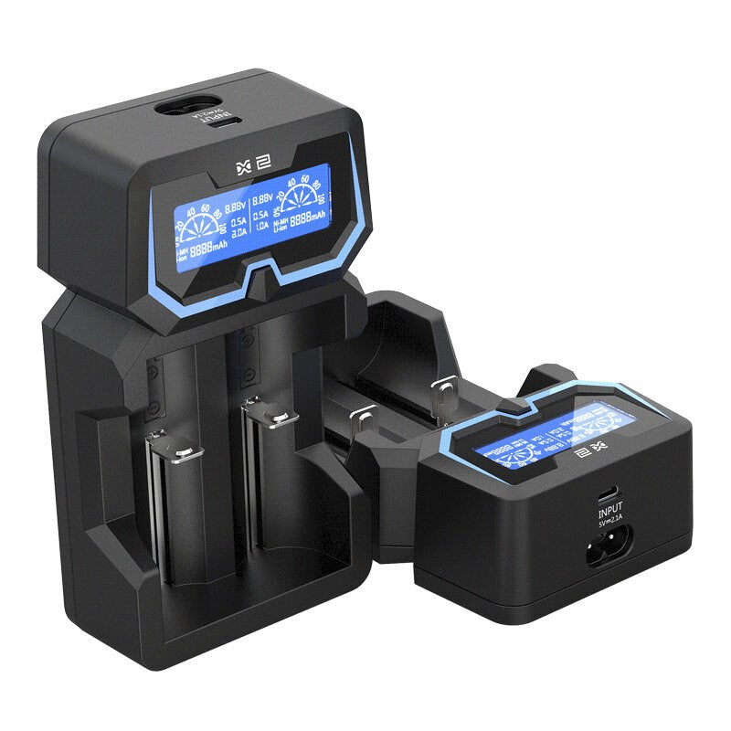 Chargeur de batterie XTAR X2 pour Li-ion 18650