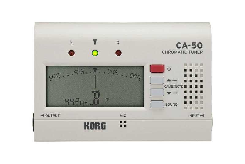 Korg CA-50 - chromatic tuner, white