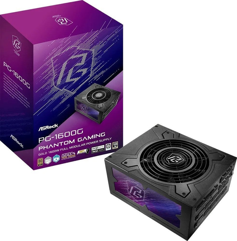 1600W ASRock Phantom Gaming PG-1600G 1600W ATX 80+ Gold black retail