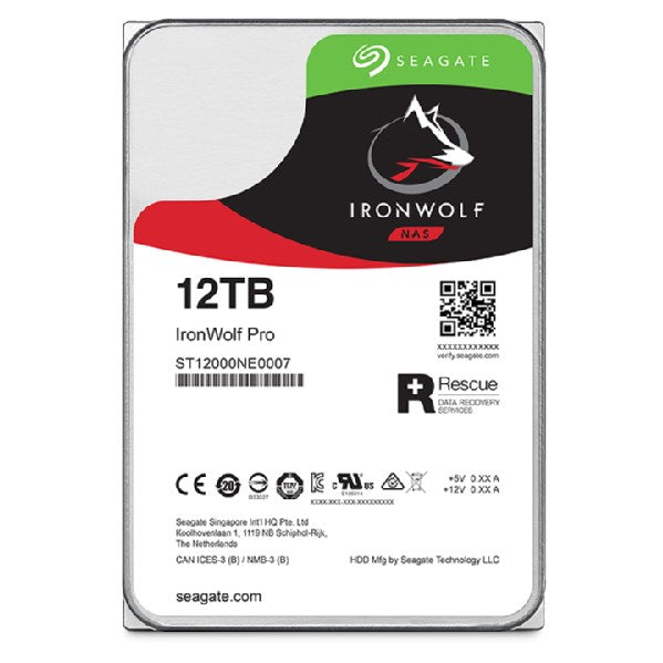 IRONWOLF PRO 12TB SATA 3.5IN
