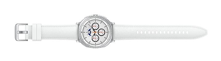 Samsung Galaxy Watch 8 Classic 3.3 cm (1.3") AMOLED 46 mm Digital 438 x 438 pixels Touchscreen Silver Wi-Fi GPS (satellite)