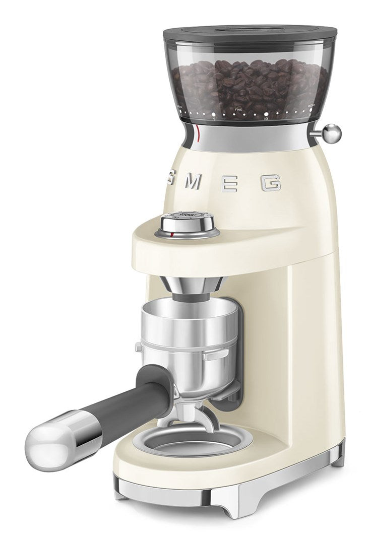 Smeg CGF03CREU coffee grinder 150 W Cream