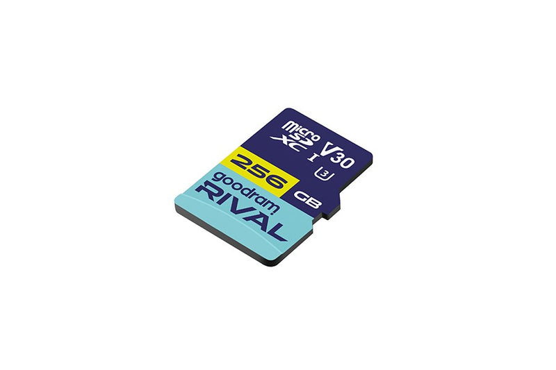 GOODRAM RIVAL M3AA 256 GB MicroSDXC V30 UHS-I U3 + adapter (GGSM3AA-2560R12)