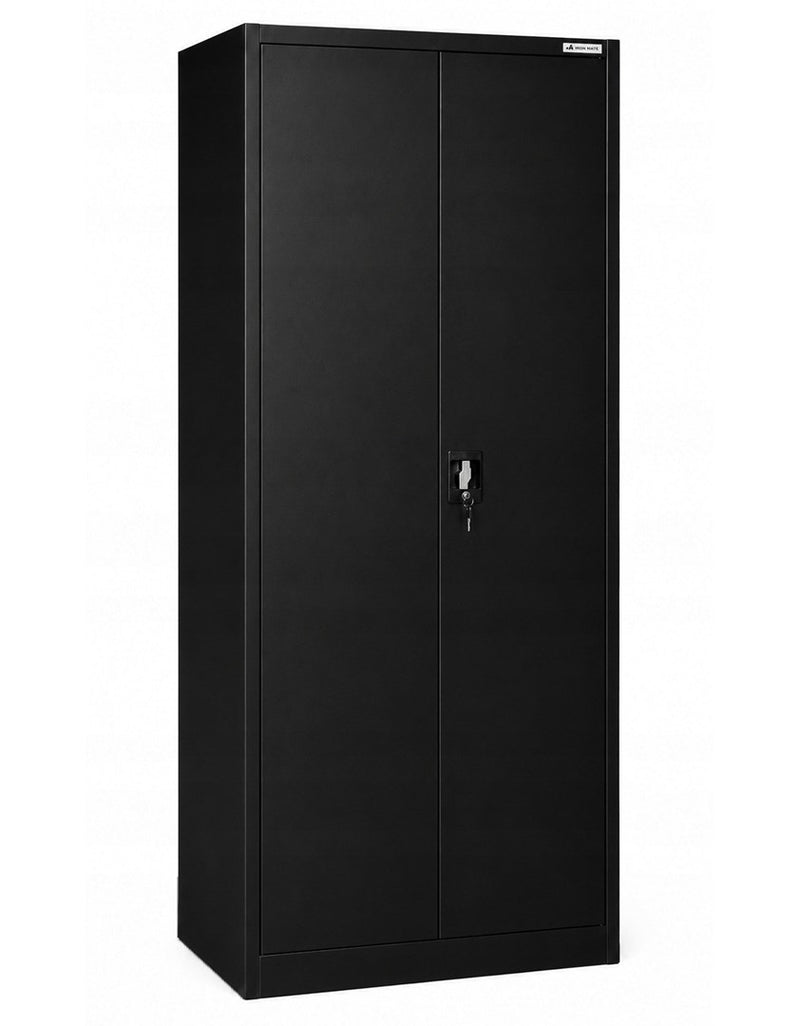 Iron Mate Mars Metallschrank für die Garage, RAL9005, 185 x 90 x 45 cm, schwarz