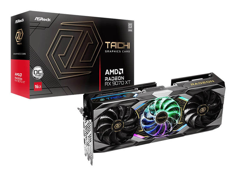 Asrock Taichi Radeon RX 9070 XT OC AMD 16 GB GDDR6 Grafikkarte