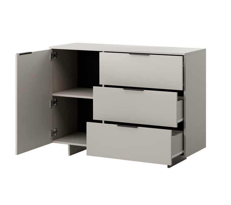 Kommode Cama 1D3S ALMA 120x41.5xH90 Kaschmir