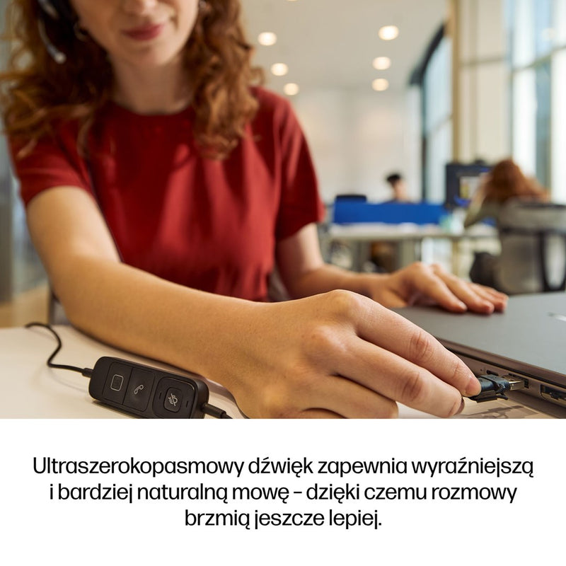 HP Poly Mission 625 Stereo USB Wired Headset