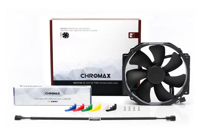 Noctua NF-A15 HS-PWM chromax.black.swap Computer-Gehäuselüfter
