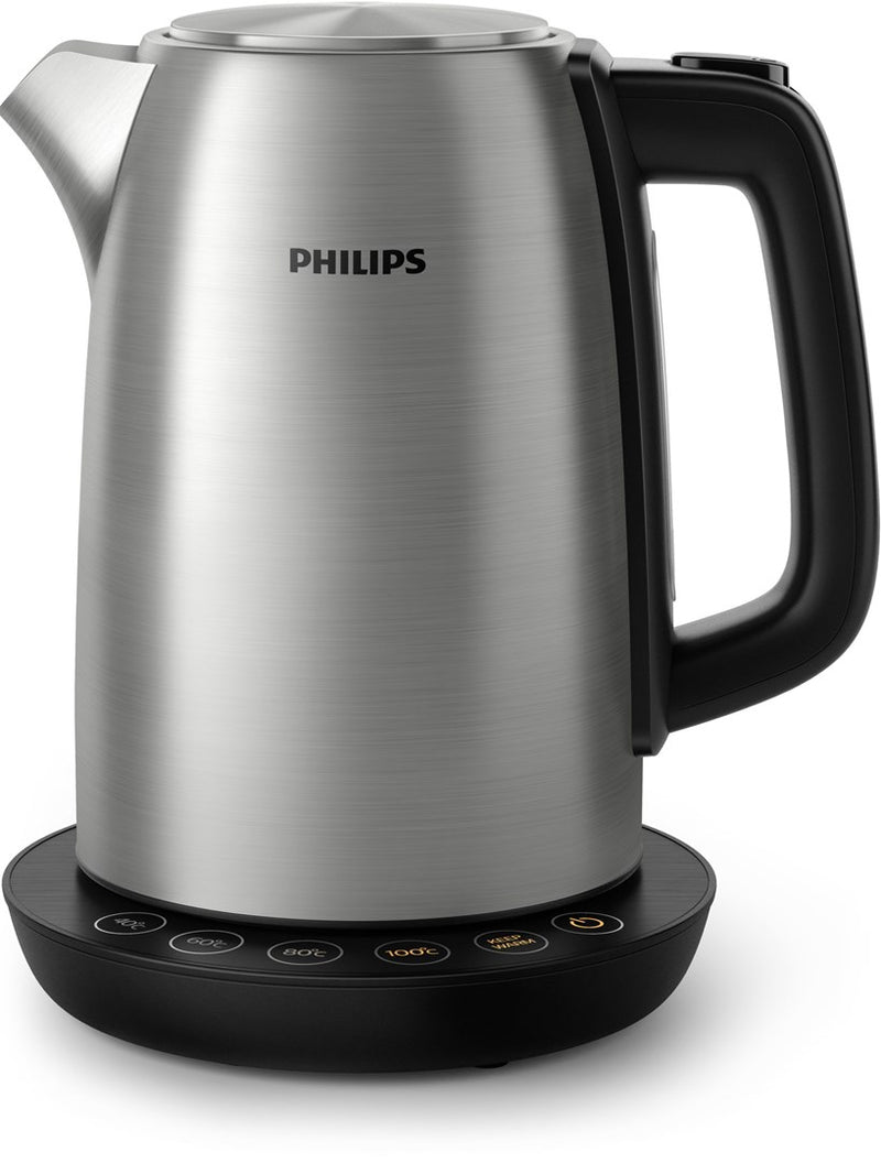 Philips Avance Collection HD9359/90 electric kettle 1.7 L 2200 W Black, Metallic