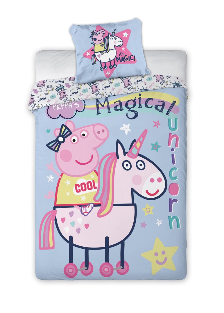 Baby Peppa Pig bedding 002 140x200cm + pillow 70x90cm