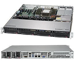 Supermicro SuperServer 5019P-MTR Intel C622 LGA 3647 (Socket P) Rack (1U) Black