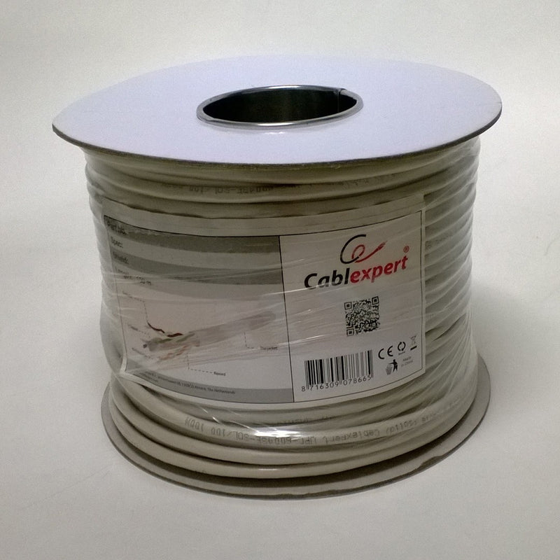 Câble réseau Gembird CAT6 UTP 100m U/UTP (UTP) Gris