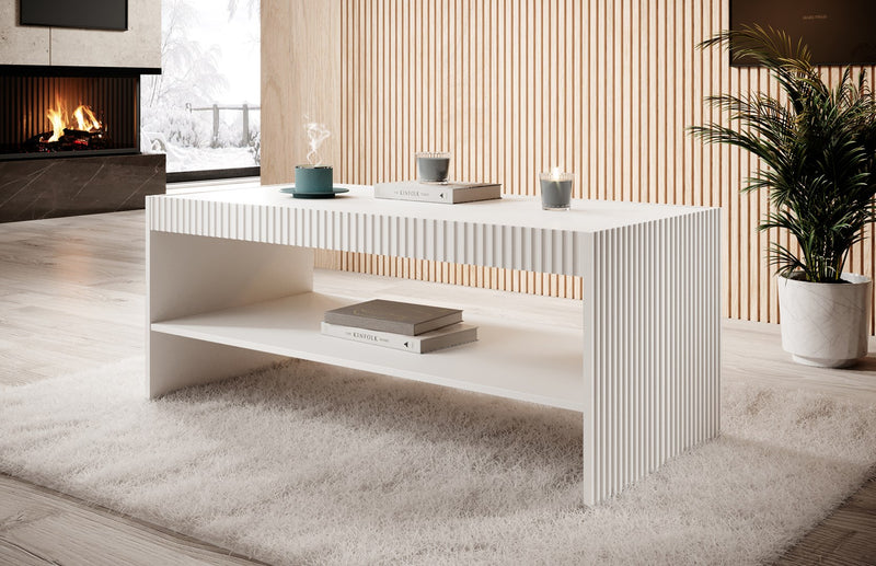 PAFOS bench/table 120x60x50 cm white matte
