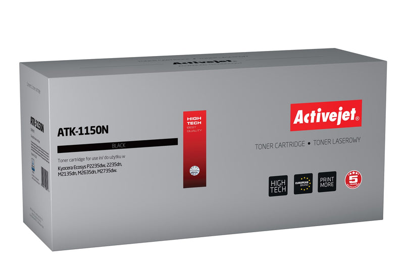 Activejet ATK-1150N Toner (ersetzt Kyocera TK-1150; Supreme; 3000 Seiten; schwarz)