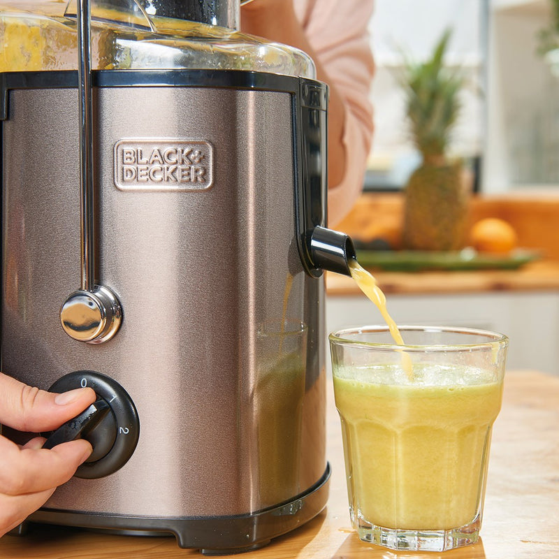Juicer Black+Decker BXJE600E  (600W; black)