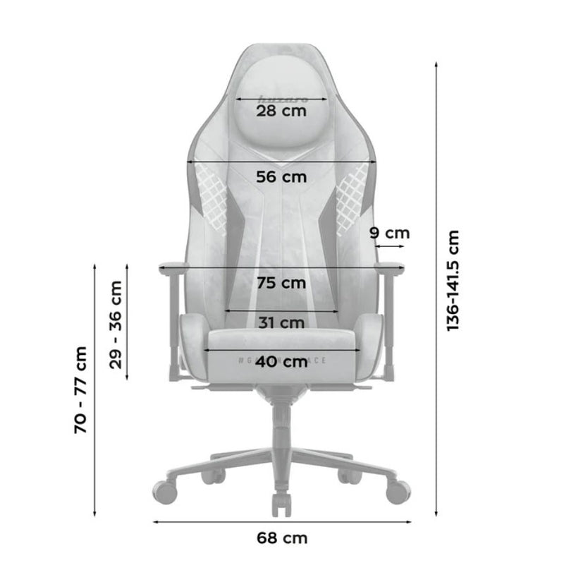 Huzaro Force 8.3 Grey Gaming Chair