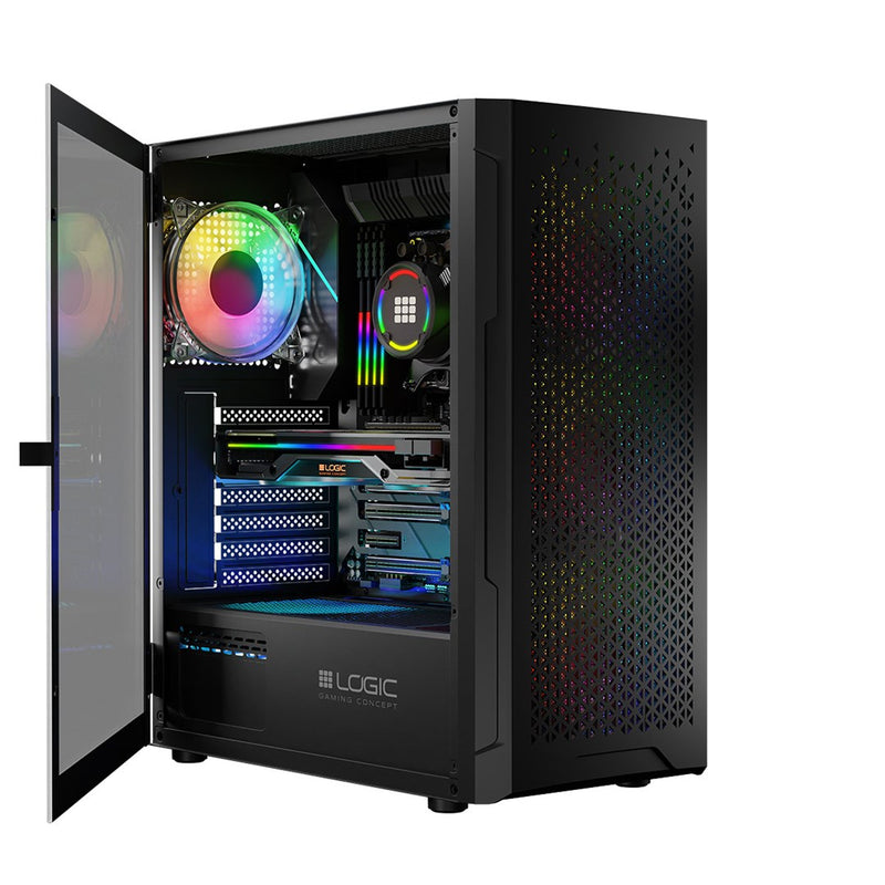 Logic ARAMIS ARGB MINIDI USB 3.0 Gehäuse Schwarz