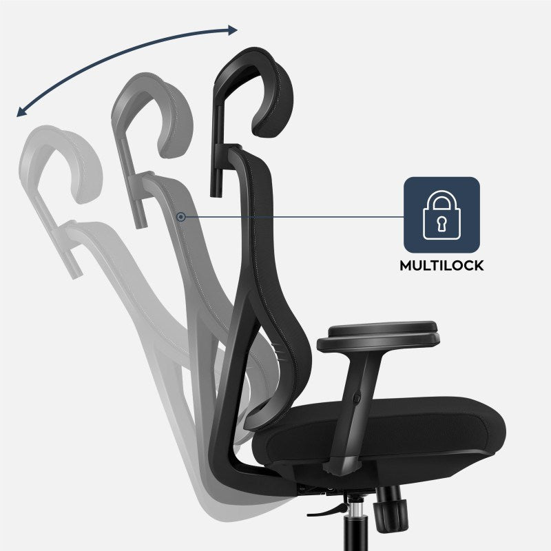 Manager 3.3 Black swivel chair