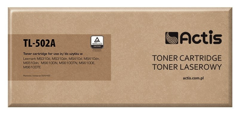 Actis TL-502A toner (replacement for Lexmark 50F2H00; Standard; 5000 pages; black)