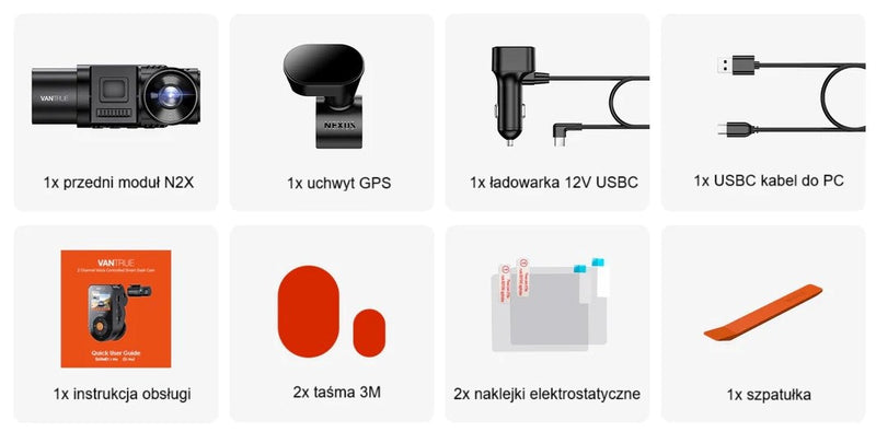 Enregistreur vidéo LTE Vantrue N2X