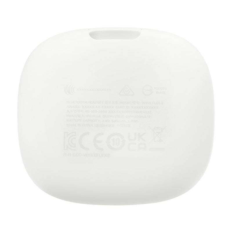 JBL InEar Wave Flex 2 white earphones