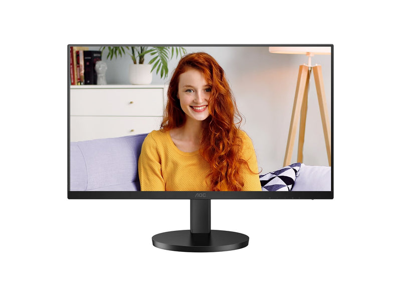 AOC U27B3AF - LED monitor - 27" - 3840 x 2160 4K UHD (2160p) @ 60 Hz - IPS - 350 cd/m² - 1000:1 - HDR10 - 4 ms - 2xHDMI, DisplayPort - speakers - blac