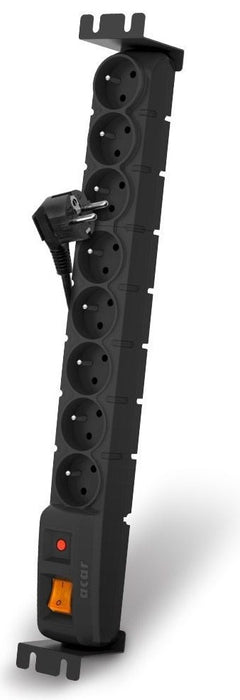 HSK DATA acar S8 FA RACK Black 8 AC outlet(s) 230 V 3 m