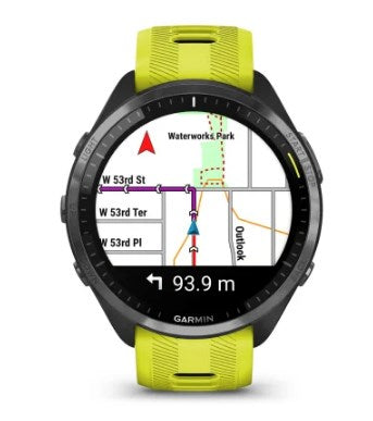 Garmin Forerunner 965 3.56 cm (1.4") AMOLED 47 mm Digital 454 x 454 pixels Touchscreen Yellow Wi-Fi GPS (satellite)