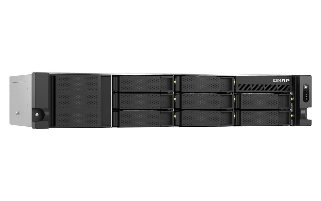 QNAP TS-855eU-RP - NAS server - 8 bays - rack-mountable - SATA 6Gb/s - RAID 0, 1, 5, 6, 10, 50, 60, TM, RAID TP - RAM 8 GB - Gigabit Ethernet / 2.5 Gi
