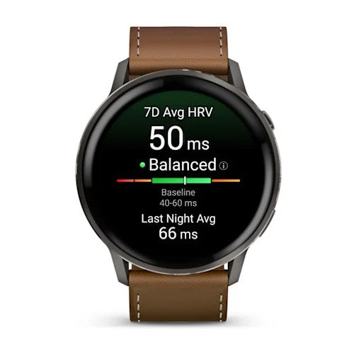 Garmin Venu 4 3.56 cm (1.4") AMOLED 45 mm Digital 454 x 454 pixels Touchscreen Black Wi-Fi GPS (satellite)