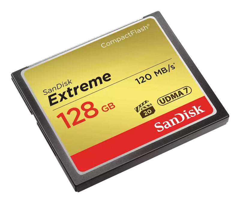 SanDisk Extreme - Flash memory card - 128 GB - 567x - CompactFlash