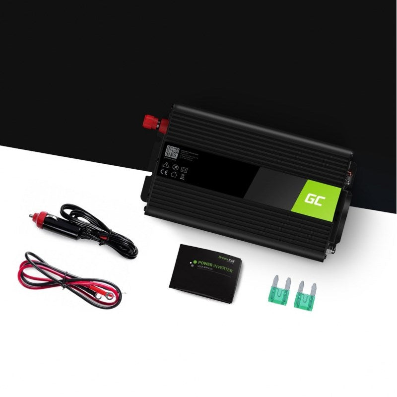 Green Cell Power Inverter 12V to 230V 300W/600W Modified sine wave