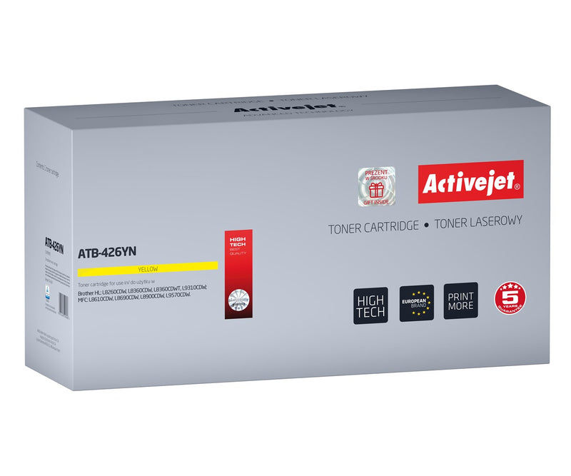 Activejet ATB-426YN toner (replacement for Brother TN-426Y; Supreme; 6500 pages; yellow)