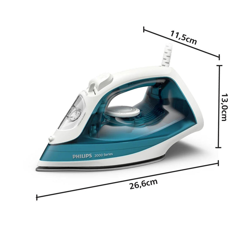 Philips 2000 series DST2010/20 iron Steam iron Non-stick soleplate 2000 W Grey