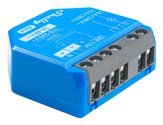 SHELLY 1 Gen4 Smart switch Blue