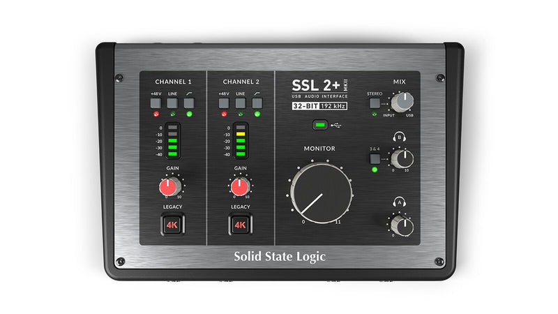 Solid State Logic SSL2+ MKII - Interfejs audio 2x2 USB-C