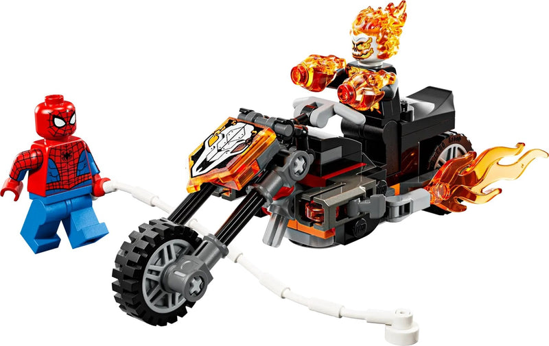 LEGO 76335 Marvel Super Heroes Spider-Man vs. Ghost Rider auf seinem Motorrad