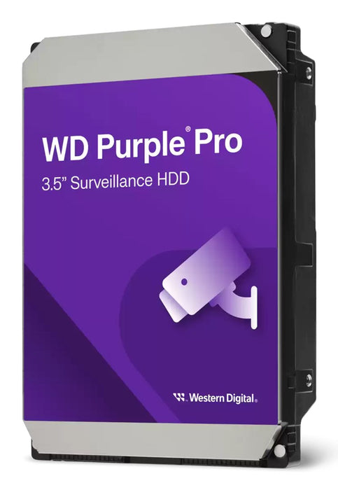WD Purple Pro WD122PURP - Hard drive - 12 TB - internal - 3.5" - SATA 6Gb/s - 7200 rpm - buffer: 512 MB