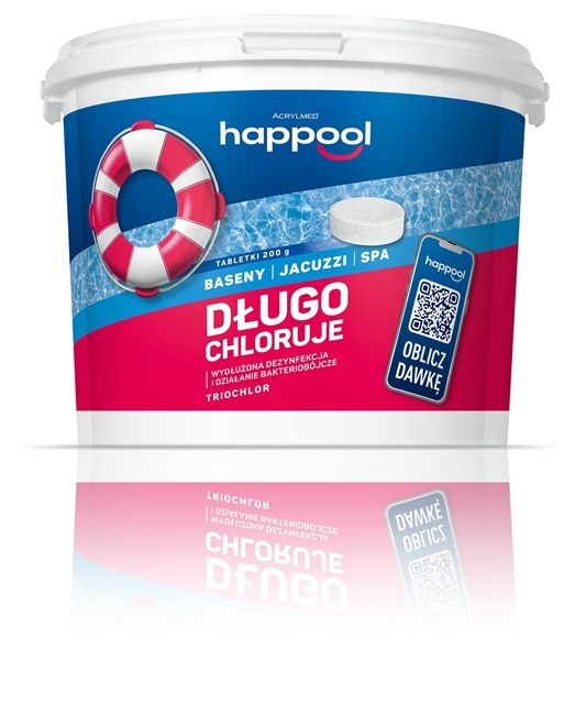 Acrylmed TRIOCHLOR Slow-release chlorine tablets, 200 g / 3 kg