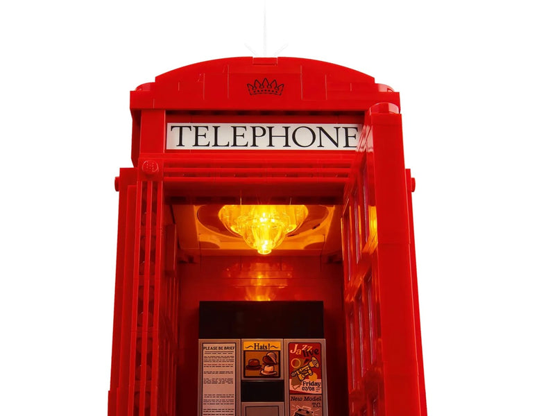 LEGO IDEAS 21347 Red London Telephone Box