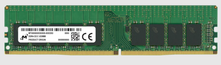 Micron MTA18ASF2G72AZ-2G6E2R memory module 16 GB 1 x 16 GB DDR4 2666 MHz ECC