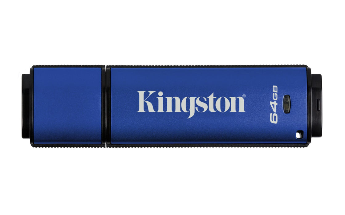 Kingston Technology DataTraveler Vault Privacy 3.0 64GB USB flash drive USB Type-A 3.2 Gen 1 (3.1 Gen 1) Blue