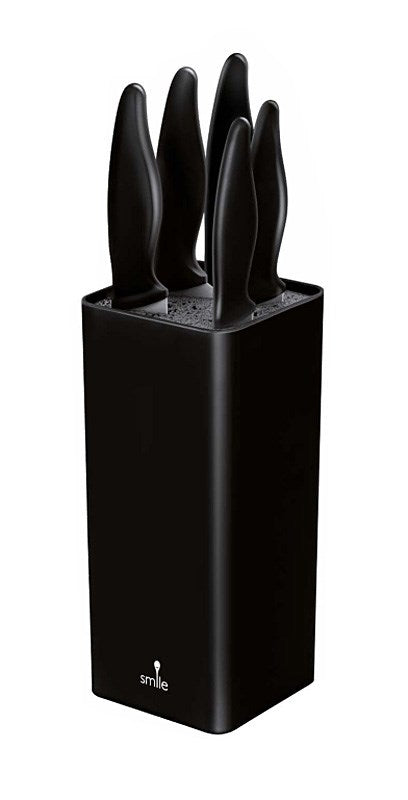 Smile SNS-6 6-piece block knife set black