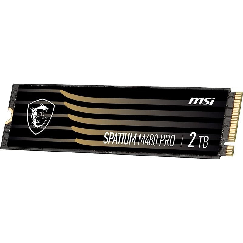 MSI Spatium M480 PRO PCIE 4.0 NVME M.2 2TB internal solid state drive PCI Express 4.0 3D NAND