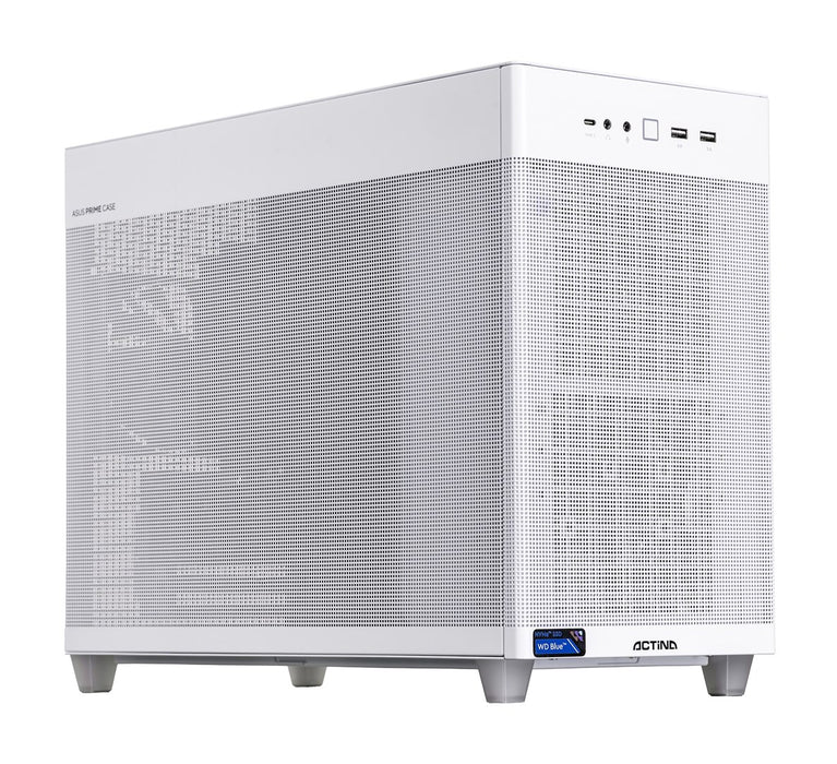 Actina 5901443431756 PC AMD Ryzen™ 7 8700F 32 GB DDR5-SDRAM 1 TB SSD AMD Radeon RX 9060 XT Mini Tower White