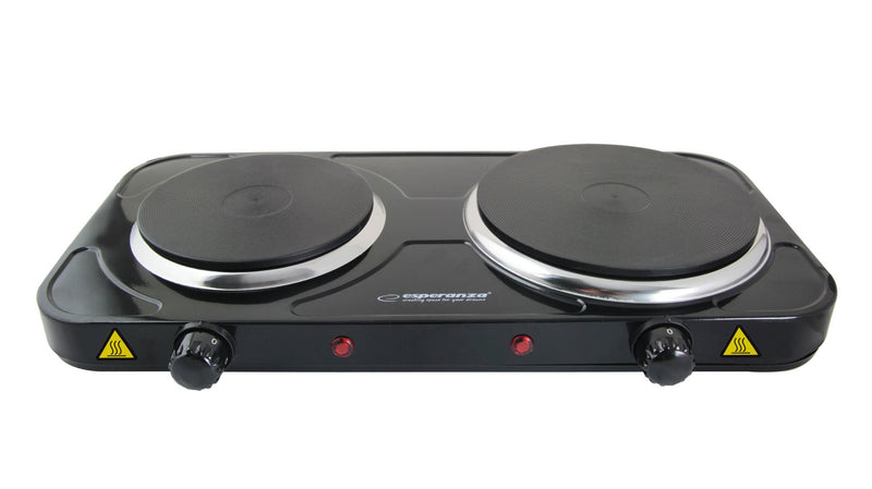 Esperanza EKH014K Electric Stove 2 zone (s), Black