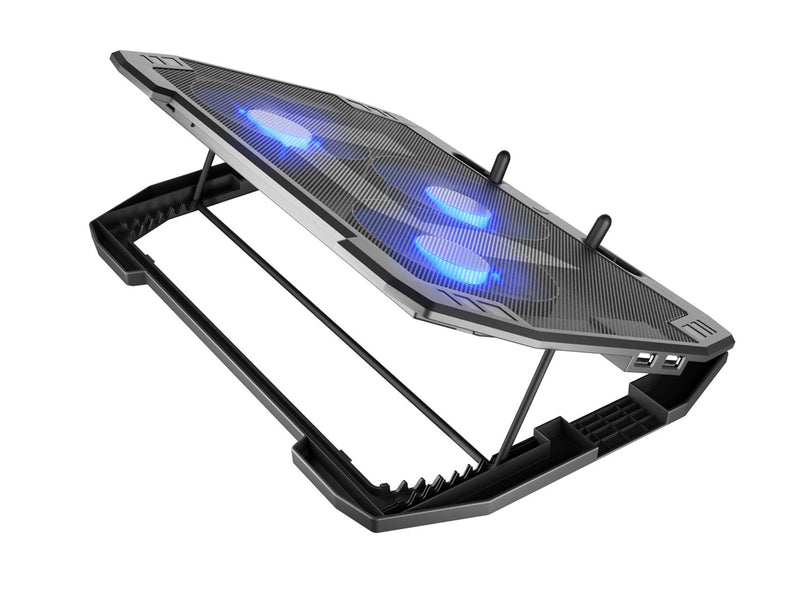 NATEC Laptop Cooling Pad Oriole 15.6-17.3inch LED notebook cooling pad 43.9 cm (17.3")