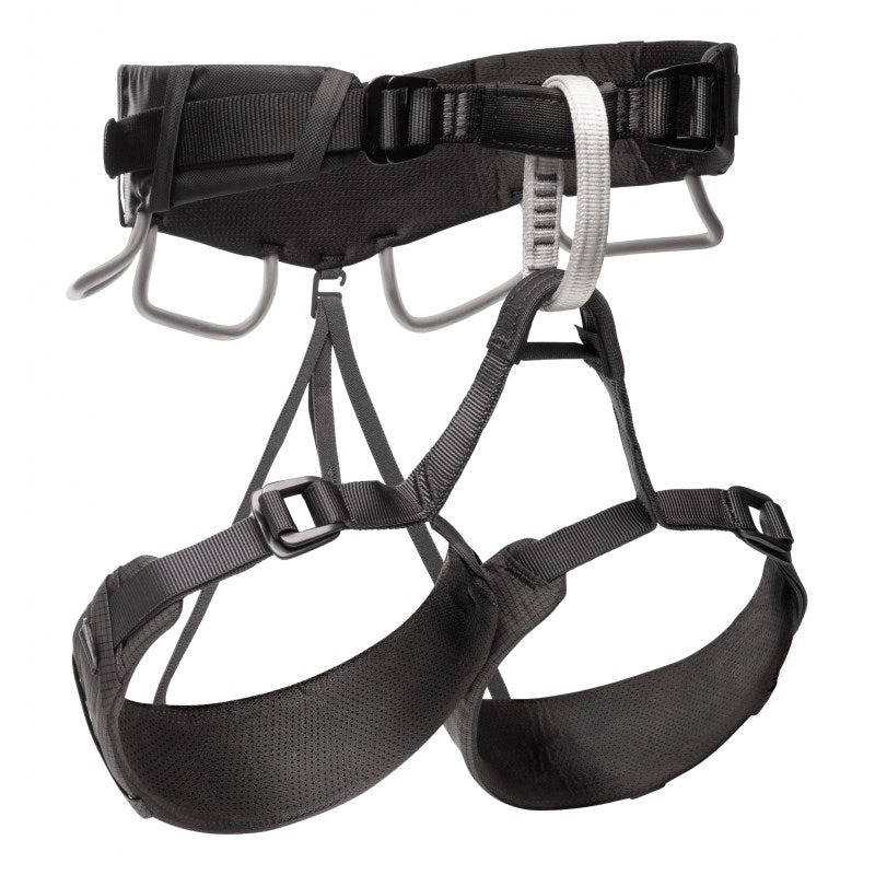 Black Diamond Momentum 4S Klettergurt, Größe XXS/S, Anthrazit